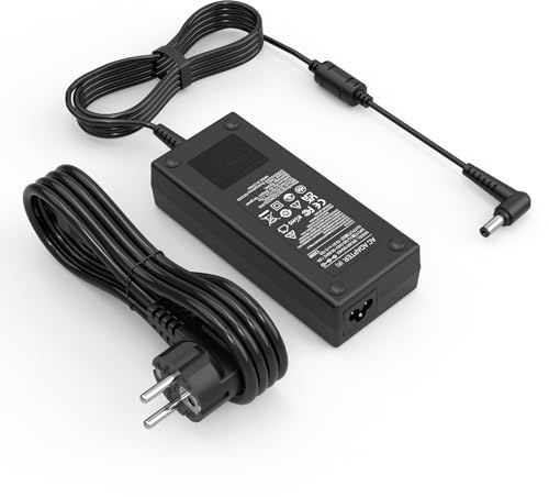 Jippofu 19.5V 6.2A 6.15A 5.2A Netzteil 120W 100W Kompatibel mit Sony Bravia TV 60“ 55” 50“ 49” 48” 43“ 42“ KDL-55W805C KDL-50W815B KDL-49WD755 KD-49XF7077 ACDP-120 ACDP-100 Ladekabel Ladegerät Adapter
