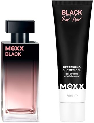 Mexx BLACK FOR HER EDT 30ml+SG 50ml