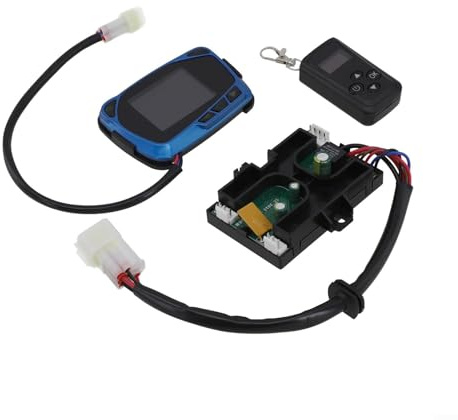 Telecomando per riscaldatore diesel ad aria e interruttore monitor LCD con scheda madre per riscaldatori da parcheggio diesel da 3 KW 5 KW 8 KW con telecomando a 4 pulsanti e portata di 10 m