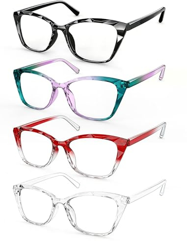 MODFANS Gafas de Lectura Mujer Anti luz Azul,Gafas con Filtro Luz Azul,Anti-UV,Proteccion para Pantalla TV,Tablet,Movil,Juegos,Smartphone