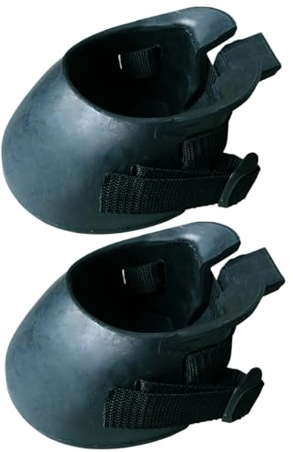 1 Paar Hufschuhe für Pferde – Gummi schützende, robuste, tragbare, dicke Hufschuhe für Wundmanagement, Laminitis, Abszess (Größe M)