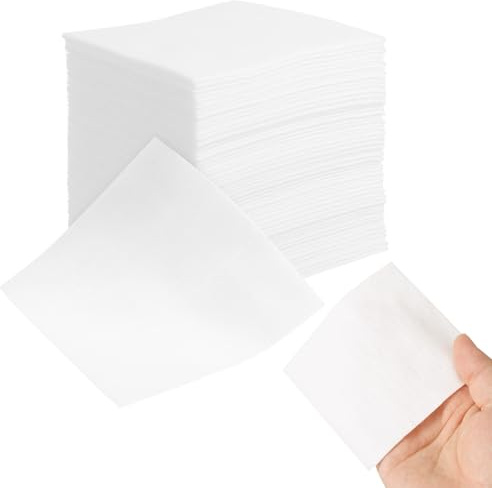 iplusmile 200 Unidades Vendaje No Tejido Y Gasa para Cuidado de Heridas, 4 X 4 Pulgadas, Uso Diario, Y Reutilizable, Paquete
