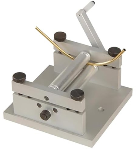Strumento per piegatubi manuale per tubi morbidi in rame e alluminio, la piegatubi professionale crea curve lisce e senza pieghe per applicazioni idrauliche e HVAC