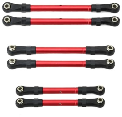 Accessori Modellismo RC Per Traxxas Per Hoss Per Slash Per Rustler Per Stampede 4X4 1/10 Rc Auto Tenditori In Metallo Tirante Asta Di Collegamento Sterzo Set Parti Aggiornamento