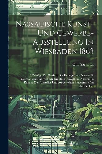 Nassauische Kunst- Und Gewerbe-ausstellung In Wiesbaden 1863: I. Beiträge Zur Statistik Des Herzogthums Nassau. Ii. Geschäftliches Adressbuch Für Das ... Und Ausgestellten Erzeugnisse. Im Auftrag Der