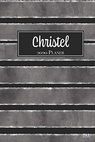 Christel 2020 Planer: A5 Minimalistischer Kalender Terminplaner Jahreskalender Terminkalender Taschenkalender mit Wochenübersicht