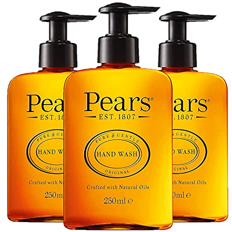 Pears - Liquido per lavaggio mani, 250 ml (confezione da 3)