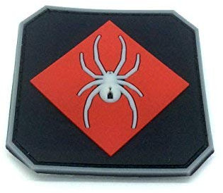 Spinne PVC Airsoft Paintball Klett Emblem Abzeichen Cosplay Patch