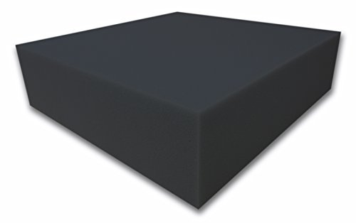 Dibapur ® Black FSE • Flamm hemmend • Raum • Akustik Schaumstoff • Dämmung • Schallschutz (50 x 50 x 2 cm)
