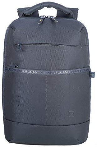 Tucano - Astra Zaino Viaggio Porta Pc Compatibile con MacBook PRO 16 e Laptop 15.6, in Poliestere Riciclato. Imbottito e Protettivo con Anti Shock System