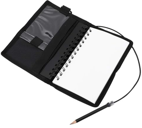 Wasserdicht Notizbuch, 17,5x10,5cm/6,9x4,1 Zoll Universelles Tauchnotizbuch Pocket Notizbuch Unterwasser Allwetter Notizblock Wasserdichte PP Notizblöcke mit D-Ring für Freien Aufnahmen Aktivitäten