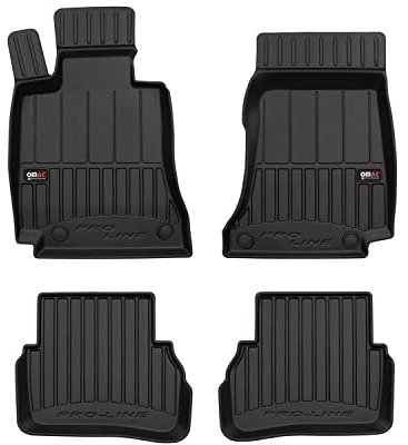 OMAC Gummi Fußmatten kompatibel mit Mercedes C Klasse T-Model W205 S205 2014-2021 Premium
