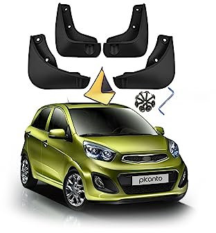 SaVgu Parafango, for Kia Picanto 2011-2018 Paraspruzzi Anteriori e Posteriori Personalizzati modellati Paraspruzzi Parafanghi Kit Accessori Auto da 4 Pezzi