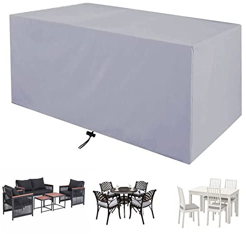 Garten Loungesofa Abdeckung 230x100x70cm, Premium Schutzhülle Abdeckplane für Lounge Gartensofa 3er Loungemöbel Wasserdicht
