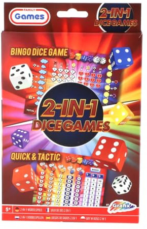 Grafix Dobbles Games 2in1 (Bingo Würfel & und Taktik)