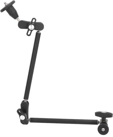 Bras Magique, Bras articulé à Tête Sphérique, avec Filetage 1/4 3/8, Support de Bureau pour Caméra pour Lumière LED, Microphone, Charge de 2 Kg