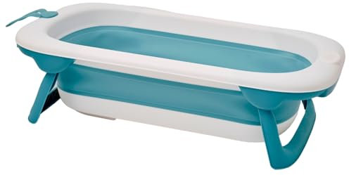 Thermobaby - Zusammenklappbare Babybadewanne BALNEA: Ultrakompakt – Design und Trend – Praktische Aufbewahrung – Minimaler Platzbedarf – Einfache Anwendung