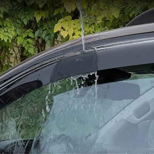 WSYLJX Windabweiser Autofenster für Tiguan L 2017-2021, Seitenschlitze Wind Deflectors Regenschutz Externes Zubehör, Auto Fenster Visier Wind