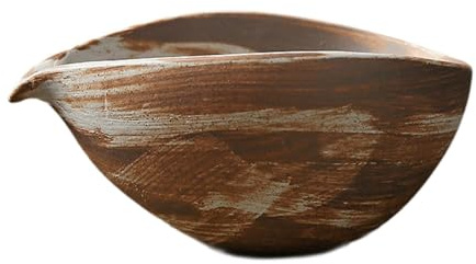Fonowx Tazón Matcha de Cerámica Tradicional Japonesa con Vertedero para Té Verde Adecuado para del Té Japonesa Cocina de Estar, Patrón de Cerámica, Individual