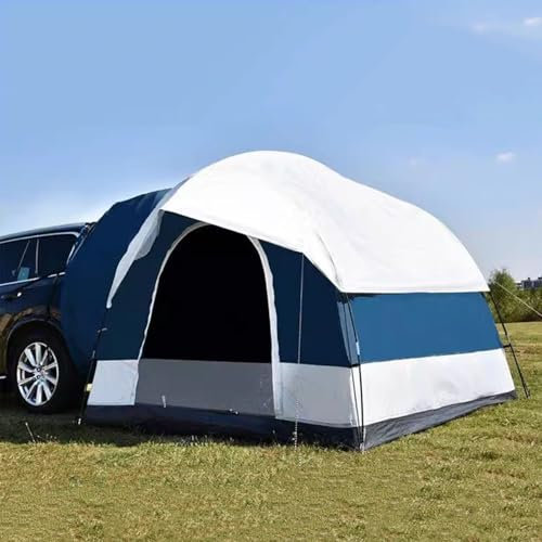 SUV Camping Markise mit Regenschutz, doppellagiges wasserdichtes Zelt für 3-4 Personen, ideal für Familienaktivitäten im Freien und Roadtrips
