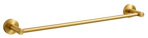 Balneo Handtuchhalter 60 cm, Gold | Edelstahl AISI 304, Rostfrei, Verdeckte Befestigung, Minimalistisches Design