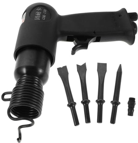Ciieeo Burin Pneumatique Pour Automobile Et Construction Outil De Burinage Rechange Et Adaptateur Marteau Burineur à Air Comprimé