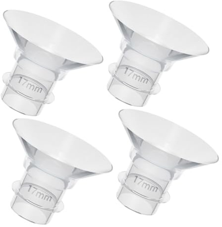 Hemobllo 4 pezzi Inserti in Silicone per Flangia Tiralatte Indossabile Ricambio Sicuro e Confortevole per Allattamento al Seno Compatibile con Pompe al Seno Wearable