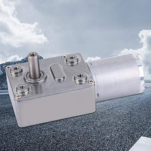Cryfokt Motoriduttore a Vite Senza Fine con Riduzione della velocità CC Ad Alta Torsione 24 V per Cappe da Cucina, Macchine per la Nidificazione, Apparecchiature per L'intrattenimento (24 V, 40