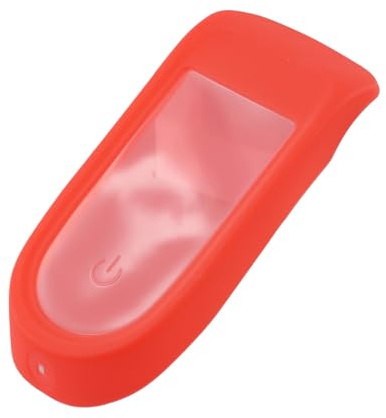 NiuLumea Funda protectora de silicona para panel de instrumentos para patinete eléctrico Ninebot MAX y G3, impermeable, resistente a los arañazos, 153 x 64 x 20 mm, color rojo