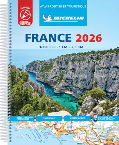 France. Atlas routier et touristique 2026 1:250.000. Ediz. plastificata (Gli atlanti stradali)