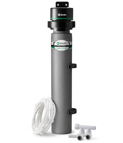 AO Smith Système de filtre à eau sous évier – Filtration avancée de l'eau propre du robinet principal à connexion directe – Certifié NSF – La filtration Claryum réduit 99% des 77 contaminants nocifs