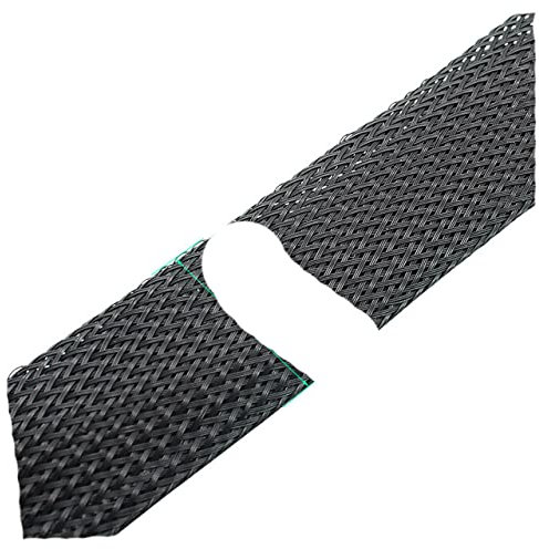 1/5/10/50/M Black Insulated Braid Sleeving 4/6/8/10/12/14/20/25mm Tight PET Wire Cable Gland Protection Cable Sleeve-8MM,1 Meter