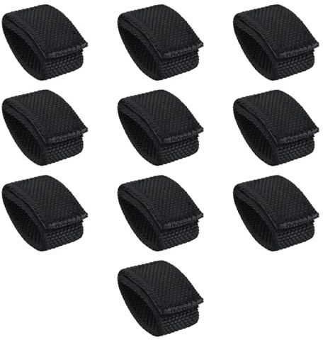 PEUTIER 10st Gürtelschlaufenhalter, Nylon Gürtelschlaufen für Gürtel Magischer Kleber Belt Keeper Befestigung von Dienstgürtelzubehör für 3,81cm Breite Gürtel Polizei Strafverfolgung Sicherheit