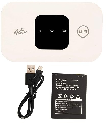 Mobile WIFI Hotspot, 4G LTE Wi-Fi Dongle Portable WIFI Router Travel Hotspot with SIM Card Slot, Up to 10 Wi-Fi Devices 150Mbps Download 50Mbps Upload