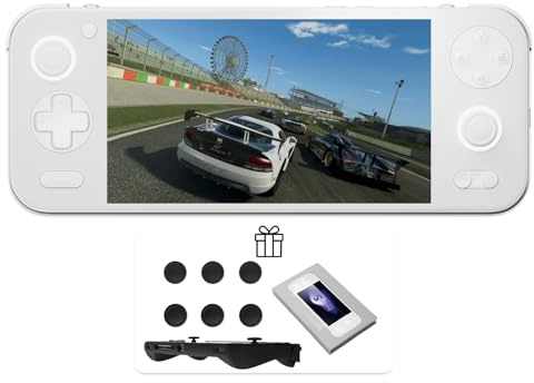 AYANEO Pocket S Console de Jeux rétro avec Snapdragon G3x, 12GB RAM, 128GB Storage, 6″ 1440P IPS Touch Display, Android OS - Ultimate Retro Gaming Handheld
