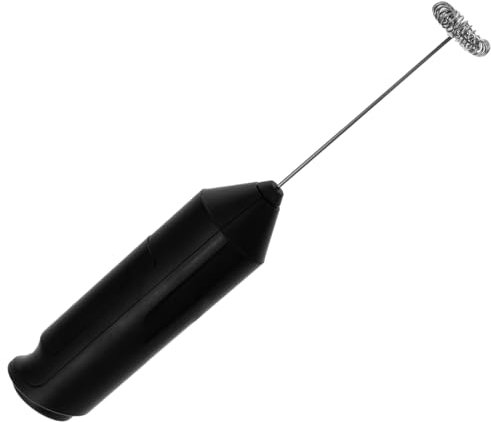 Espumador de Leche de Mano Eléctrico Abs Negro para Bebidas