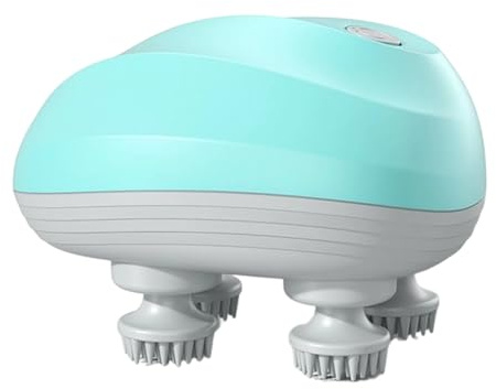 Appareil de massage du cuir chevelu sans fil - Brosse électrique, nettoyeur de tête | Grattoir à cheveux - Outil vibrant pour bain de douche, lavage des animaux de compagnie, relaxant portable pour