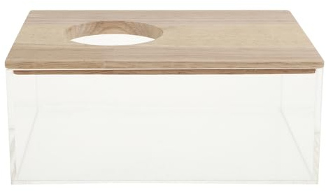 ROMISBABA Multifunktionales Acryl Hamsterbadewanne Sandbad mit Glatter Oberfläche Sicher zum Spielen und Baden für Hamster und Meerschweinchen im Haushalt