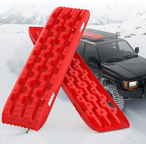 Heavy Duty Off-Road Recovery Traction Boards – 10 Ton Capacity Tire Mats for Trucks, SUVs & 4x4s – Slip-Resistant, Storage Bag Included – Long Size 104x28x6.5cm