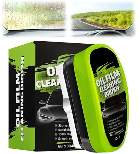 Kratzer Entferner Auto, Windschutzscheiben Reiniger Olfilmentferner für Autoglas, Clearvision Car Windshield Cleaner Oil Film Cleaning Brush Ölfilm-Entferner für Glas.