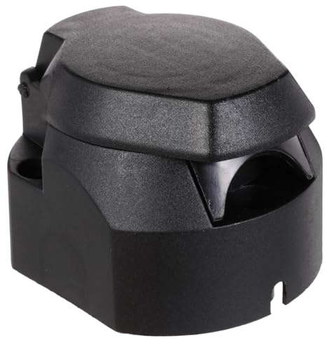 TOVINANNA Adaptador de Enchufe Fácil Instalación y Conexión 2 Piezas para Remolque 12v 7 Redondos EU Estándar para Coche y Remolque