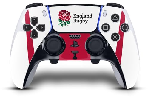 Head Case Designs Officially Licensed England Rugby Union Home 2025/26 Crest Kit Vinyl Sticker Gaming Skin Decal Cover Compatible With Sony PlayStation 5 PS5 DualSense Edge Controller