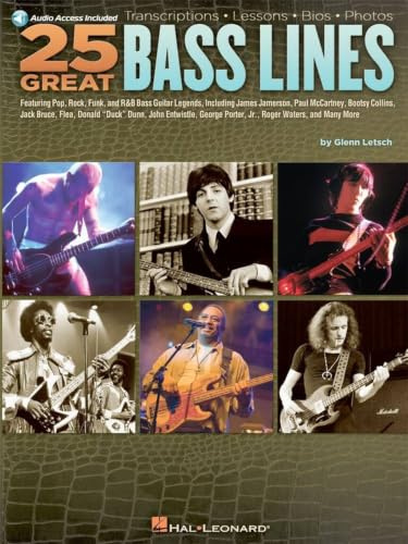 25 Great Bass Lines: Transcriptions, Lessons, Bios, Photos