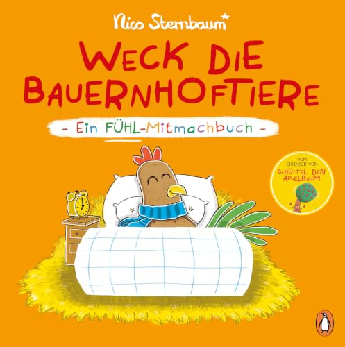 Weck die Bauernhoftiere – Ein Fühl-Mitmachbuch: Pappbilderbuch ab 1,5 Jahren mit Fühlelementen
