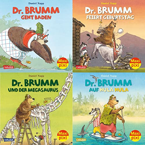 Maxi-Pixi-4er-Set 91: Neues von Dr. Brumm (4x1 Exemplar): Maxi-Pixi-4er-Set 91: Neues von Dr. Brumm (4x1 Exemplar) | 4 Minibücher für Kinder ab 3 Jahren