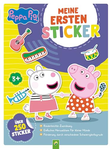 Peppa Pig - Meine ersten Sticker: Stickerbuch mit über 250 bunten Stickern | Geschenk für Peppa Wutz Fans ab 3 Jahren