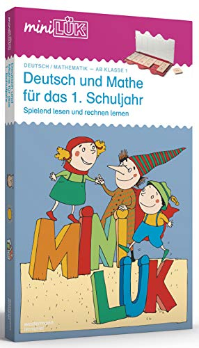 miniLÜK-Sets: miniLÜK-Set: 1. Klasse - Mathematik, Deutsch: Deutsch und Mathe für das 1.Schuljahr: Mathestation 1.Klasse / Erstlesestation 1 / ... ... 1 / Spielend lesen und rechnen lernen