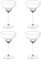 Secret de Gourmet - Lot de 4 Verres à Cocktails Margarita 30cl Transparent