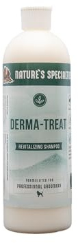 Nature's Specialties Derma-Treat Hundeshampoo - Natürliches Medizinisches Shampoo für Juckende Haut - Enthält Teebaumöl zur Beruhigung von Hautirritationen - Lindert Juckende Haut, 473ml
