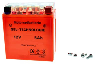 Gel Akku Batterie für Simson S50 S51 SR50 12V 5Ah speziell f. VAPE Preis inkl. 7,50? Pfand
